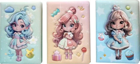 A5 Notebook with 3D-Effect Cover, 80 Sheets - Image 2