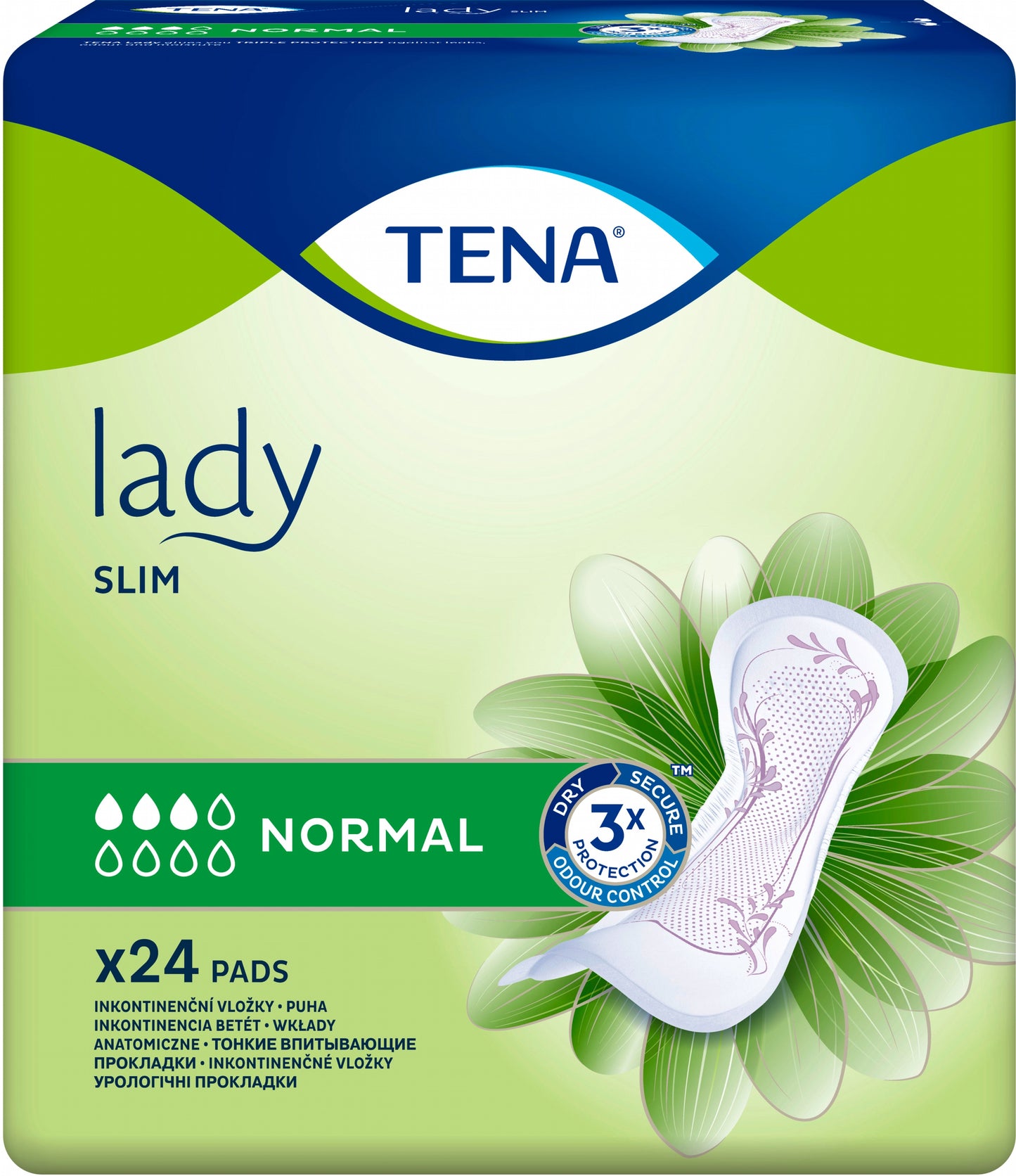 Tena Lady Slim Normal Urological Pads, 24 pcs
