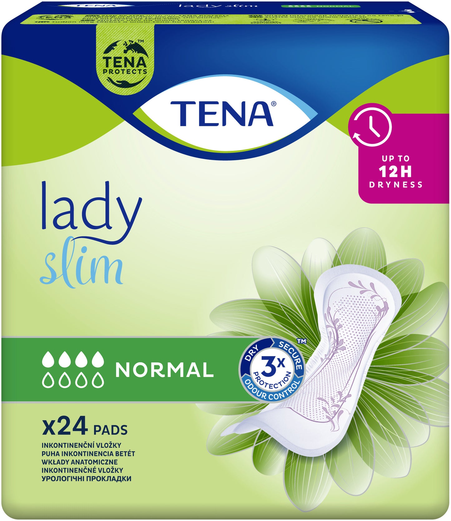 Tena Lady Slim Normal Urological Pads, 24 pcs - Image 2