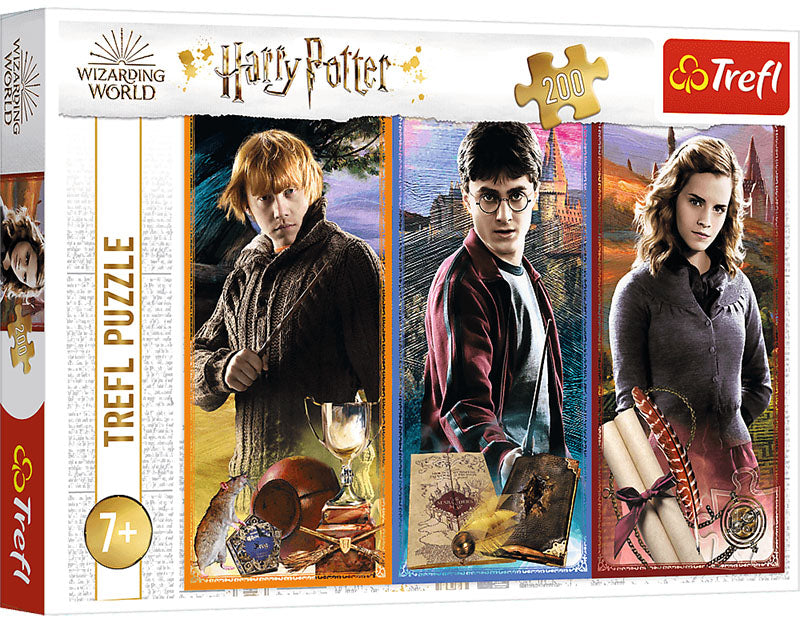 Trefl 13277 Harry Potter World of Magic & Spells Puzzle, 200 Pieces