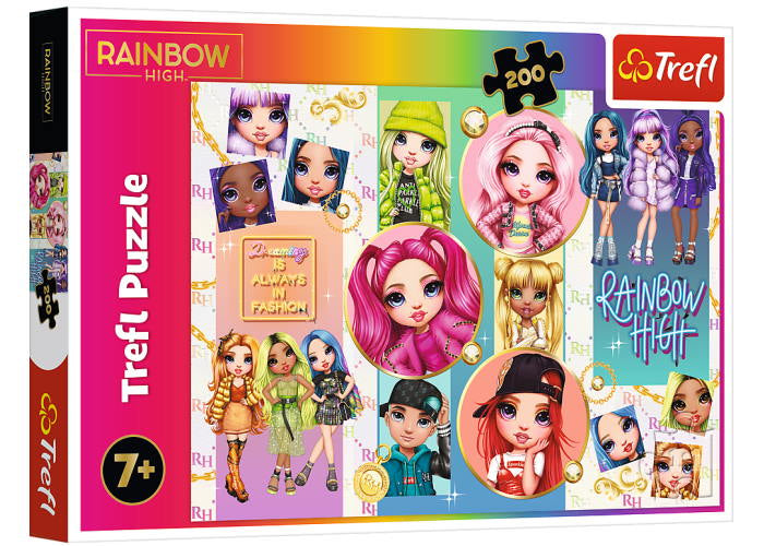 Trefl 13289 Rainbow High Puzzle, 200 Pieces