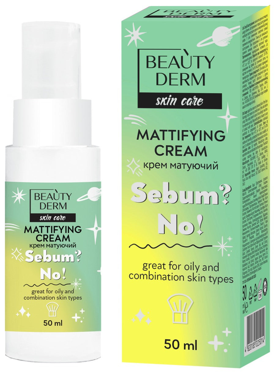 Beautyderm Sebum? No! Mattifying Face Cream, 50 mL
