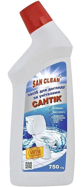 San Clean Santik Freshness Toilet Cleaner, 750 g