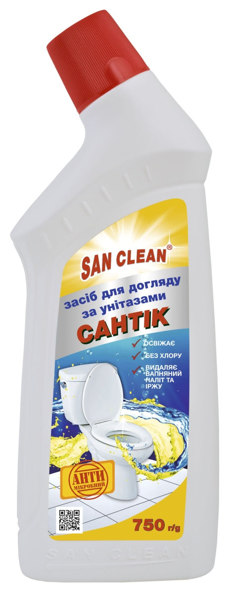 San Clean Santik Citrus Toilet Cleaner, 750 g
