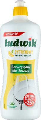Ludwik Lemon Dishwashing Liquid, 900 g