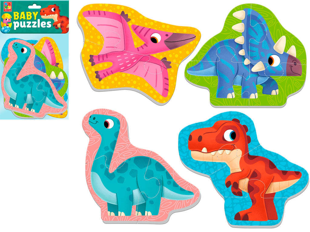 Vladi Toys VT 1106-93 Little One Can Do It Dinosaurs Soft Puzzle