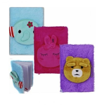 Josef Otten DSCN9758 A5 Furry Notebook with Purse - Image 2