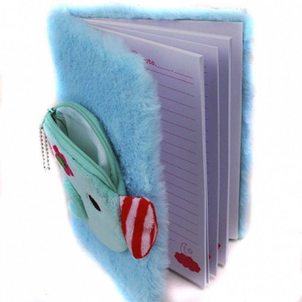 Josef Otten DSCN9758 A5 Furry Notebook with Purse - Image 3