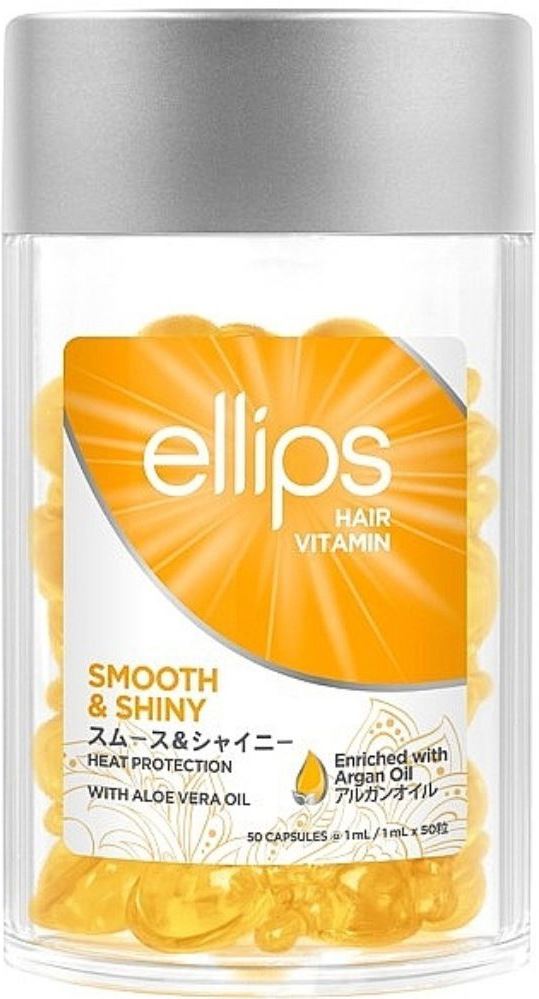 Ellips Luxury Glow Hair Vitamin Capsules for All Hair Types with Aloe Vera Oil, 50 pcs