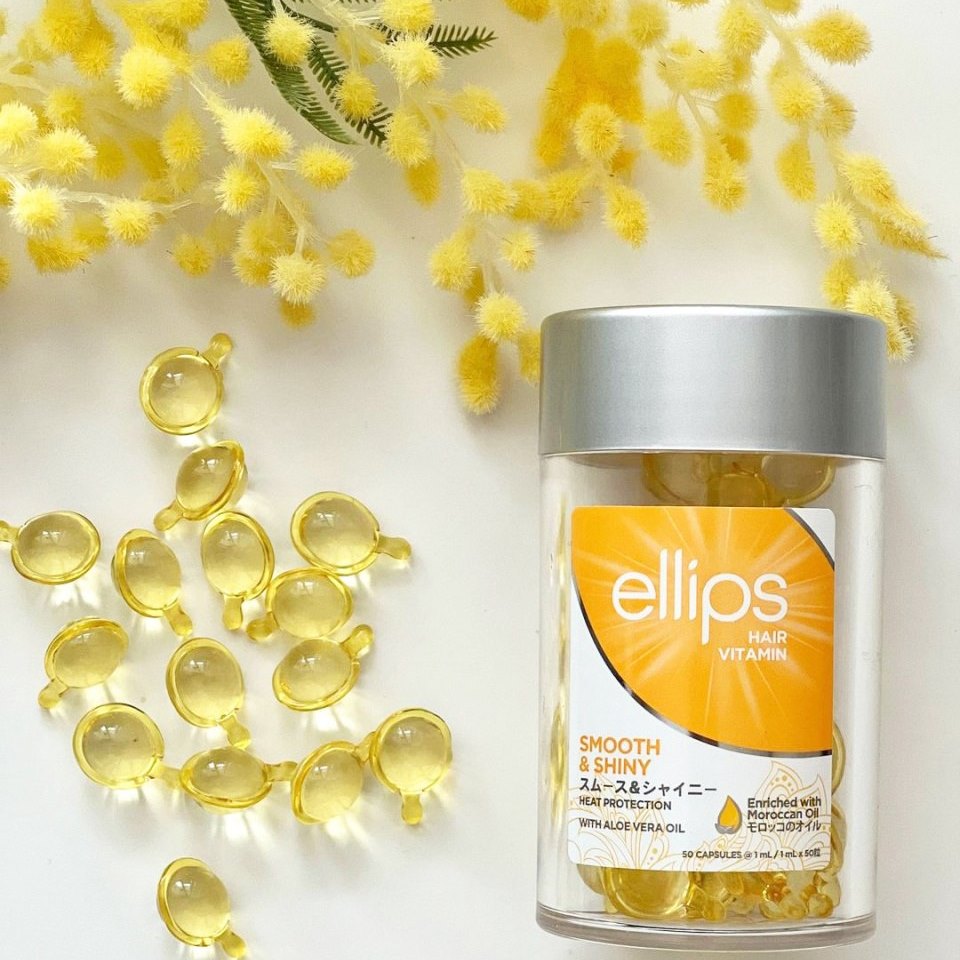Ellips Luxury Glow Hair Vitamin Capsules for All Hair Types with Aloe Vera Oil, 50 pcs - Image 3