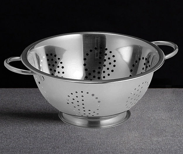 Gusto GT-5616-22 Two-Handle Stainless Steel Colander, 22 cm - Image 3