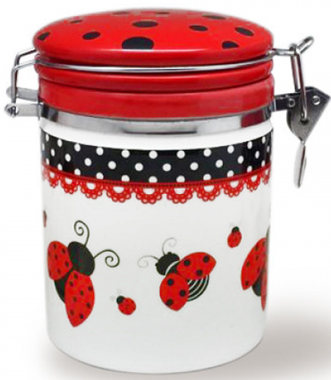 Ladybug 630-17 Ceramic Dry Food Container, 500 mL - Image 2
