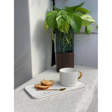 Olens O8030-129 Love Cup & Saucer with Spoon, 200 mL - Image 2