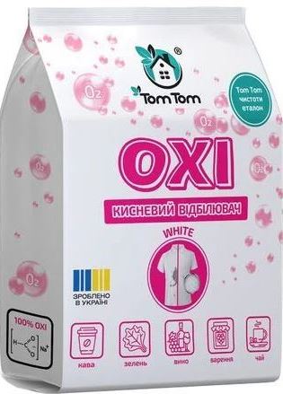Tom Tom Oxi White Oxygen Bleach, 900 g