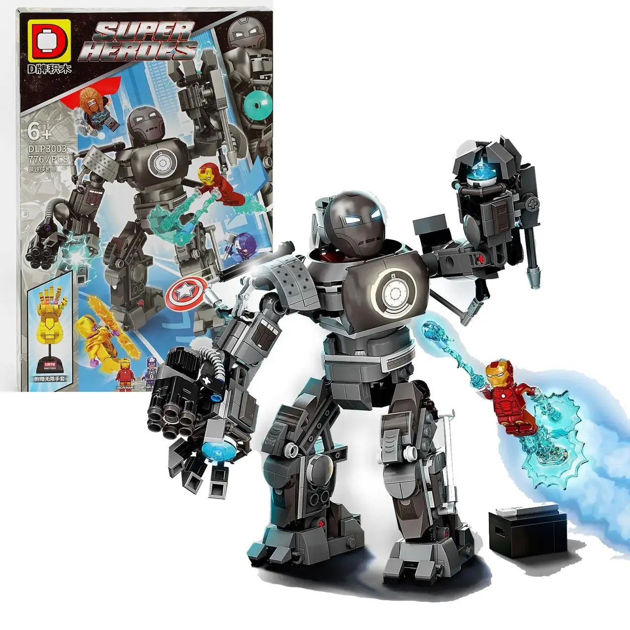 Super Heroes DLP 3003 Building Set, 776 pcs