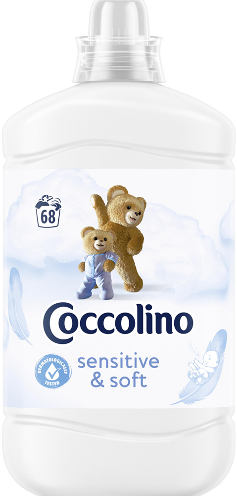 Coccolino Sensitive & Soft Fabric Softener, 1.7 L
