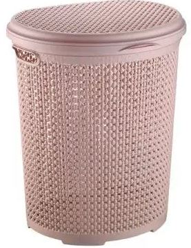 Pearl 2131 02 Oval Laundry Basket, Assorted Colors, 46 x 38 x 52.5 cm, 45 L