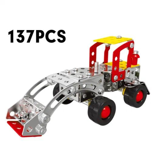 X 633-2 Tractor Metal Construction Set, 137 Pieces - Image 2