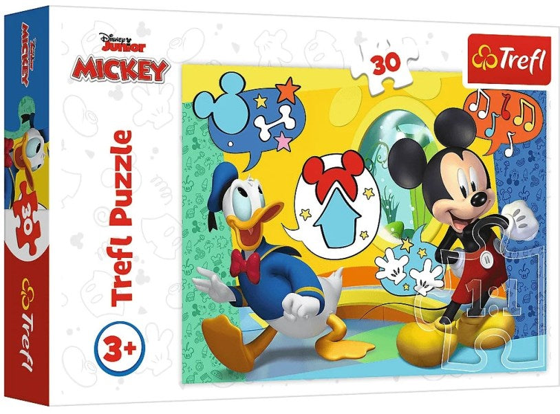 Trefl 18289 Mickey Mouse Funhouse Puzzle, 30 Pieces