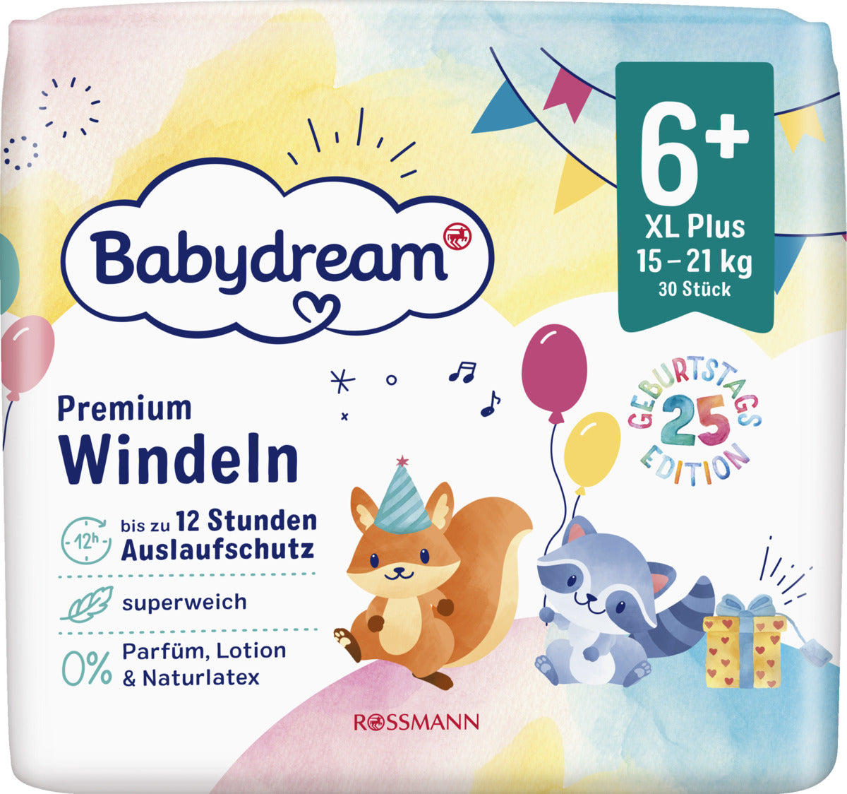 Babydream Premium Size 6+ Baby Diapers, 15-21 kg, 30 pcs