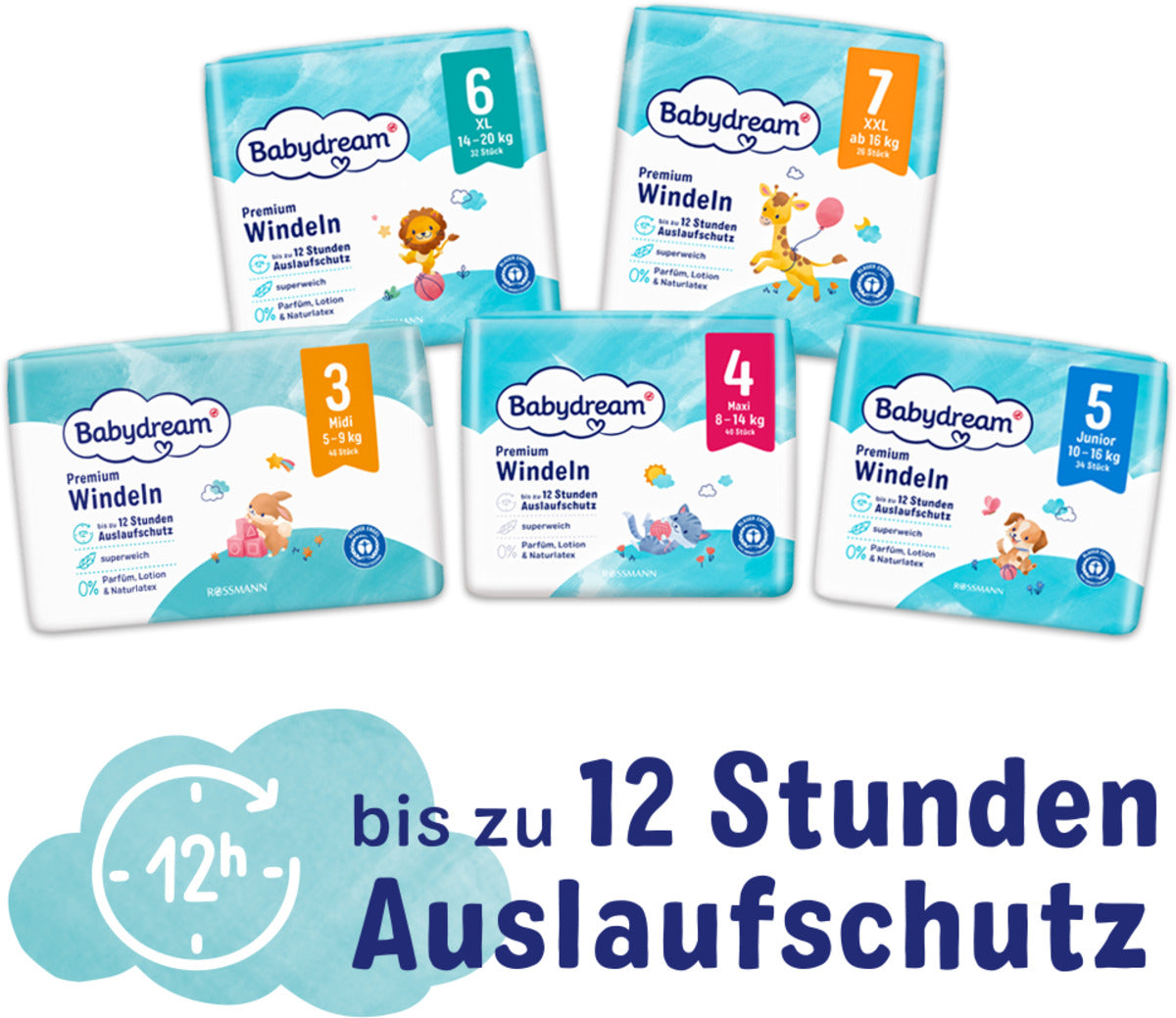Babydream Premium Size 6+ Baby Diapers, 15-21 kg, 30 pcs - Image 4