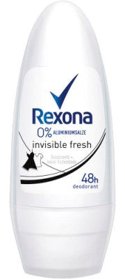 Rexona Invisible Fresh Women's Roll-On Deodorant, 50 mL