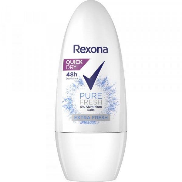 Rexona Pure Fresh Extra Fresh Women's Roll-On Deodorant, 50 mL