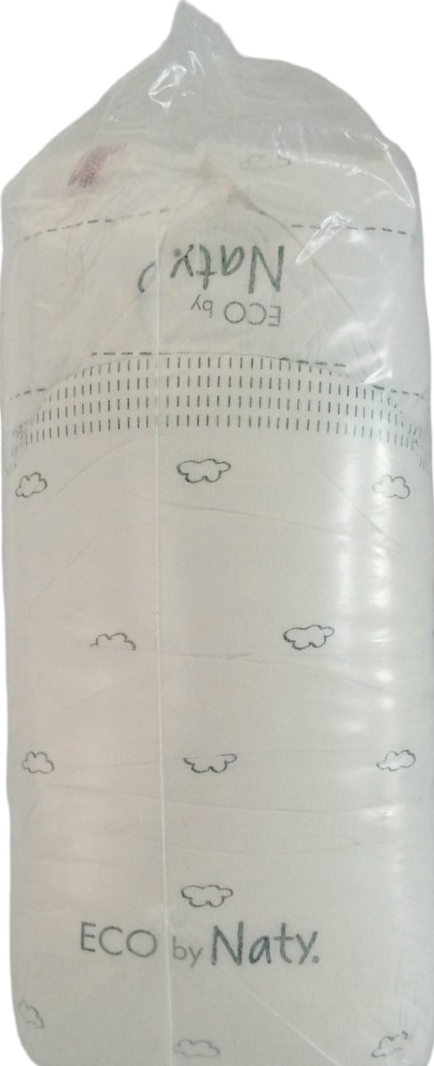 ECO by Naty Size 5 Organic Baby Diapers in Clear Packaging, 26 pcs
