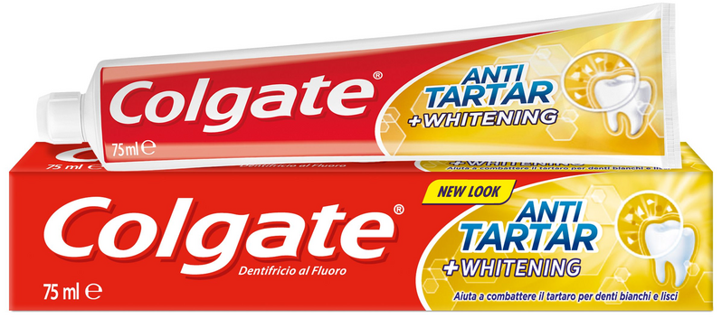 Colgate Anti-Tartar + Whitening Toothpaste, 75 mL