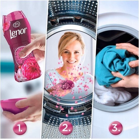 Lenor Gelsomino Scarlatto In-Wash Scent Booster Beads, 210 g - Image 3