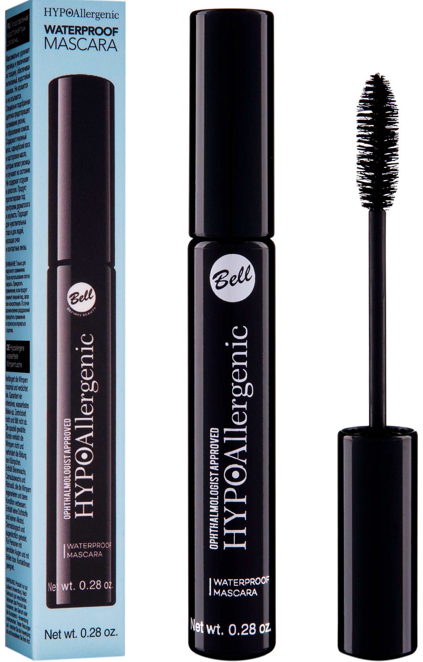 Bell Hydro Allergenic Waterproof Mascara, 8 g