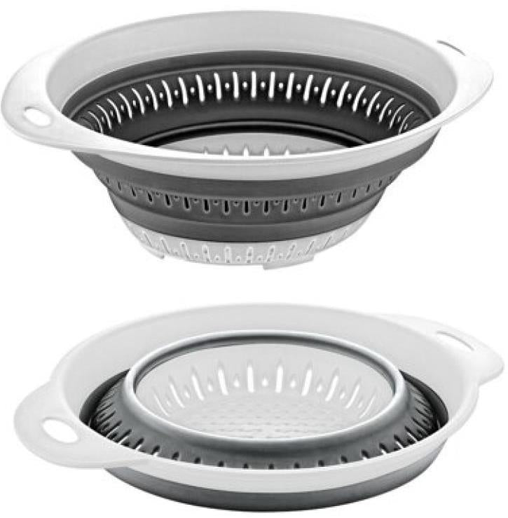 Akay Plastik AK696 Collapsible Oval Silicone Colander