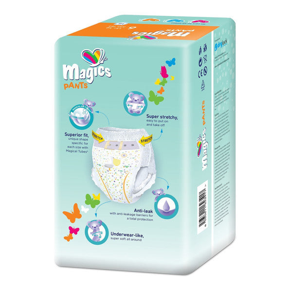 Magics Size 6 Baby Pull-Up Diaper Pants, 15+ kg, 18 pcs - Image 2