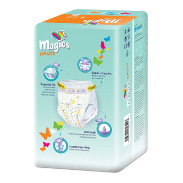 Magics Size 6 Baby Pull-Up Diaper Pants, 15+ kg, 18 pcs - Image 2