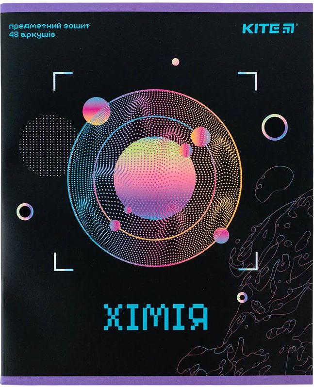 Kite Chemistry Subject Grid Notebook, 48 Sheets