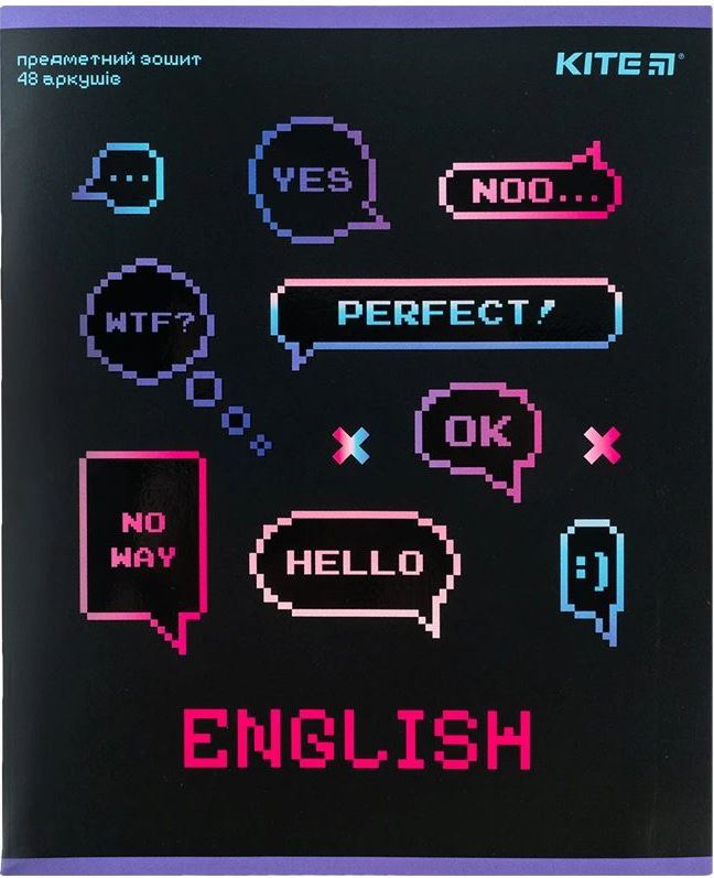 Kite English Subject Ruled Notebook, 48 Sheets