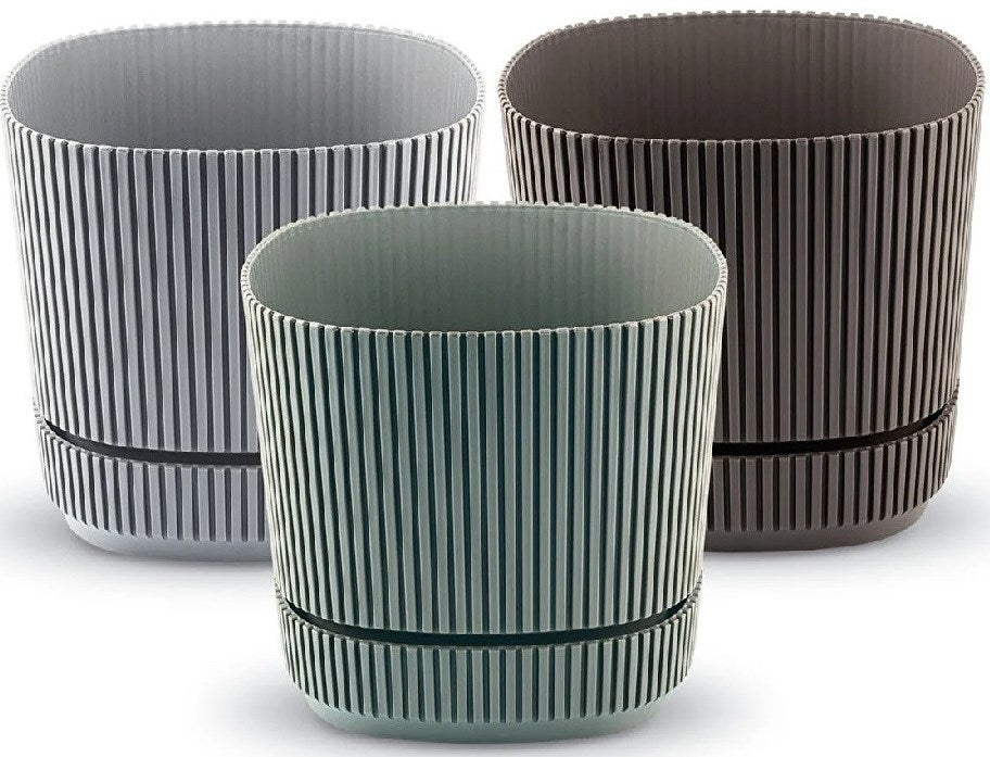 Pera Kare Saksi 243 Flowerpot, 16.6 x 16.6 x 15 cm, 2.3 L