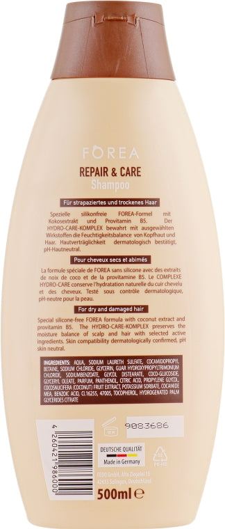 Forea Repair & Care Shampoo, 500 mL - Image 2
