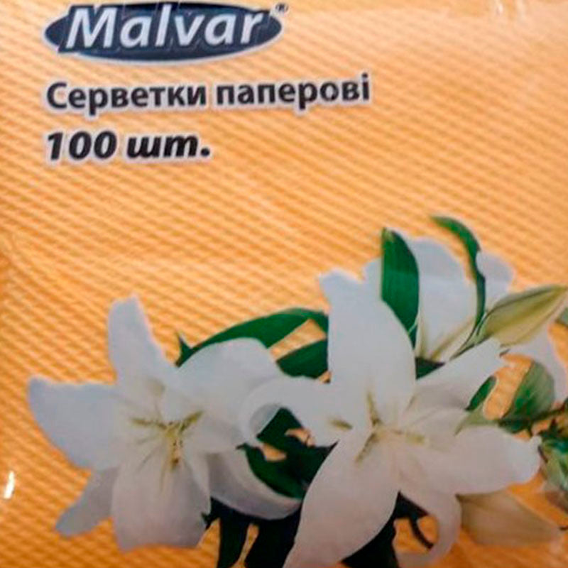 Malvar Grapefruit Table Napkins, 100 pcs