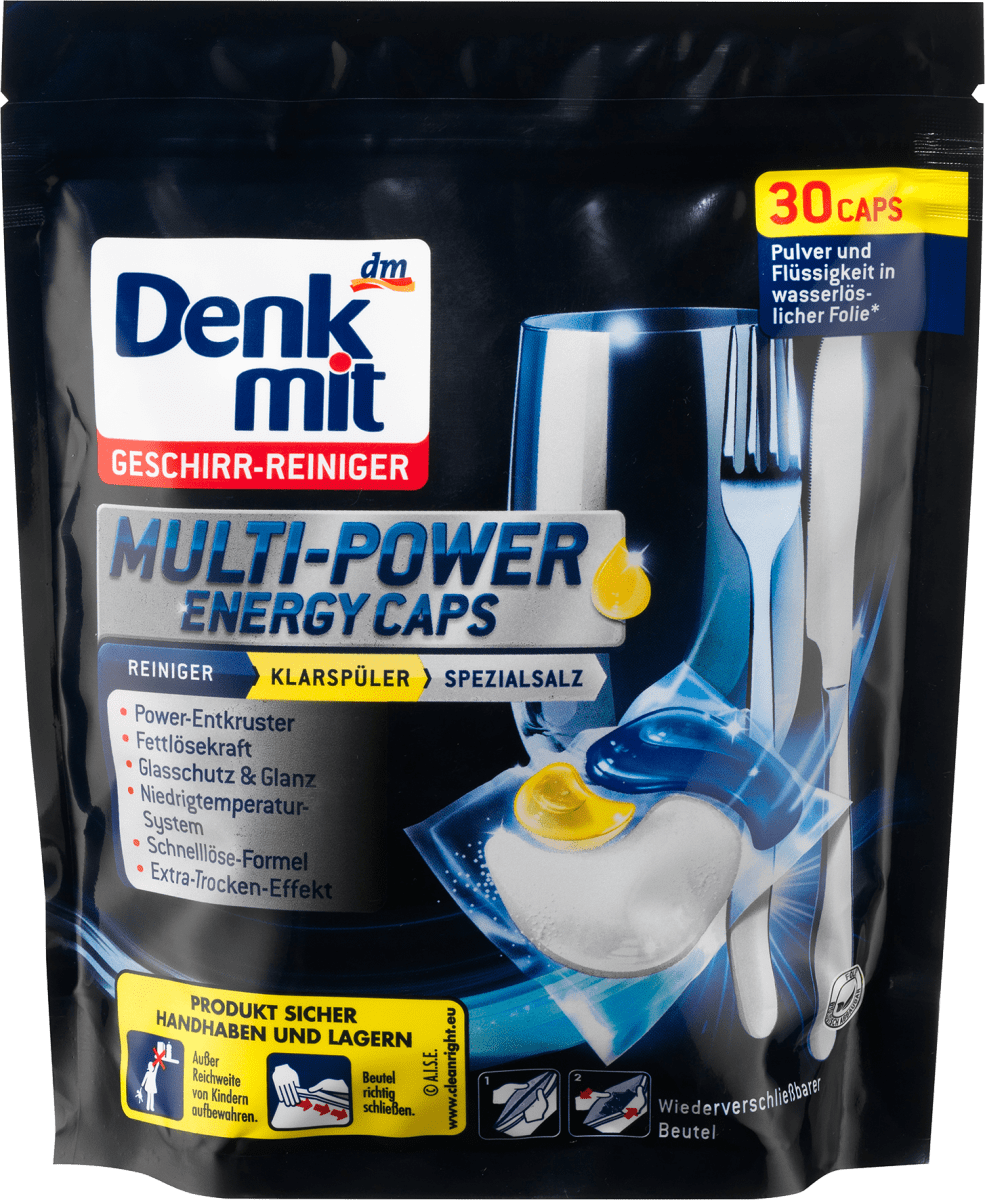 Denkmit Multi-Power Energy Dishwasher Tablets, 30 pcs (Price per 1 pc)