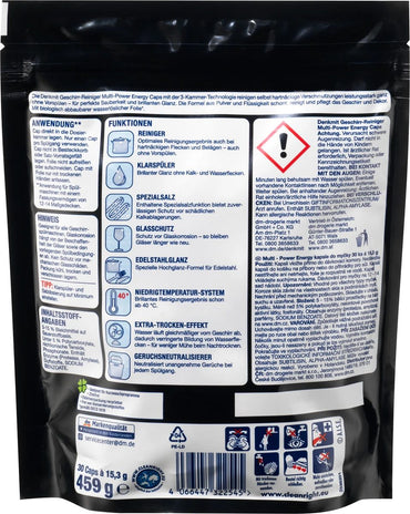 Denkmit Multi-Power Energy Dishwasher Tablets, 30 pcs (Price per 1 pc) - Image 2