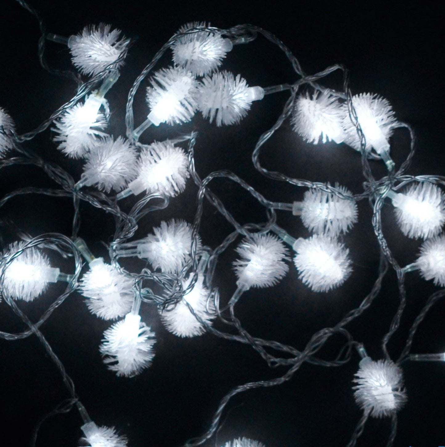 C 23452-013 3D Snowflake String Lights, 4.9 m, 28 White Lights