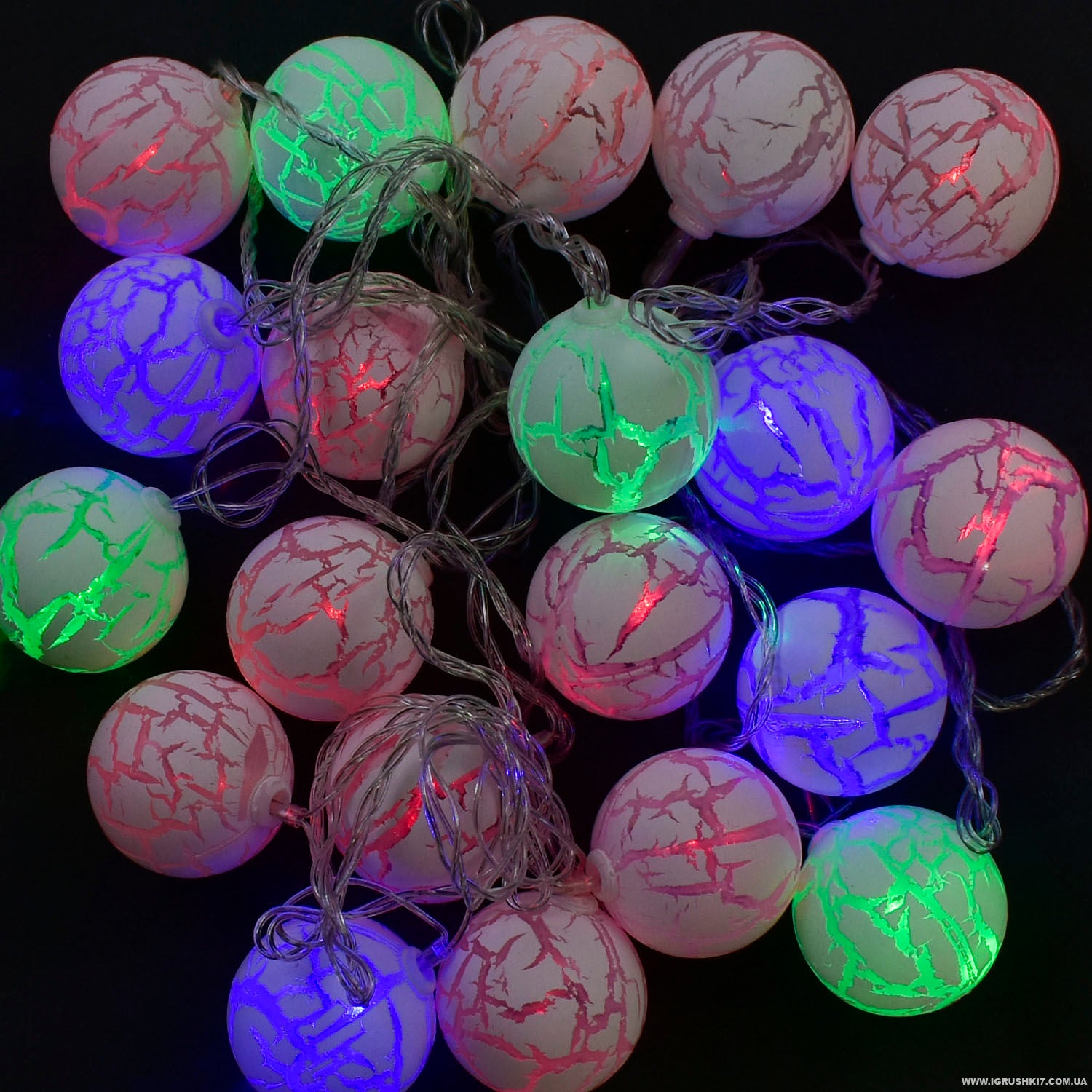C31306 Multicolor Globe String Lights, 5 m, 20 Lights