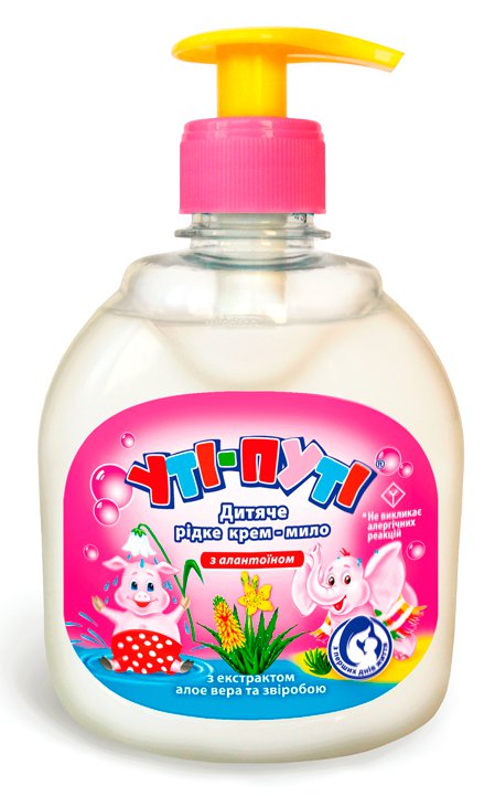 Uti-Puti Aloe & St. John's Wort Kids Liquid Hand Soap with Pump, 300 mL