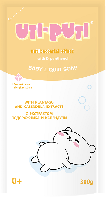 Uti-Puti Plantain & Calendula Kids Liquid Hand Soap Refill Pouch, 300 mL