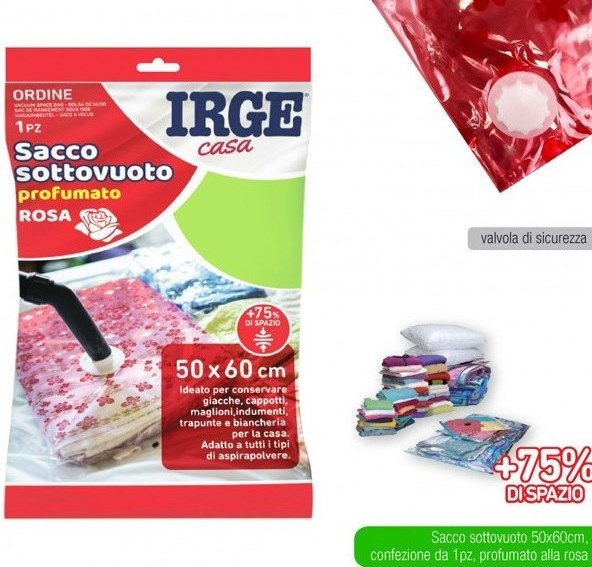 Irge Rose-Scented Vacuum Storage Bag, 50 x 60 cm