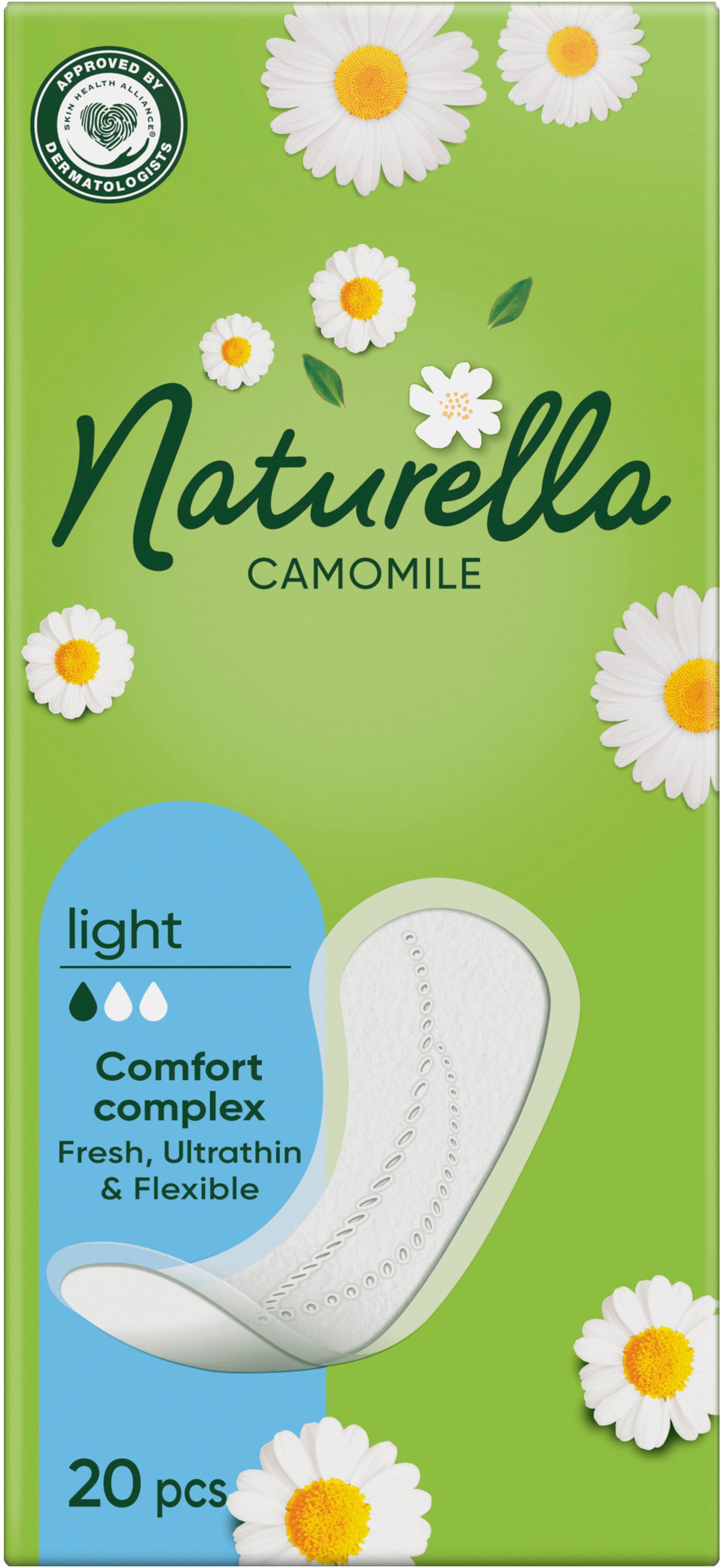Naturella Camomile Light Panty Liners, 20 pcs