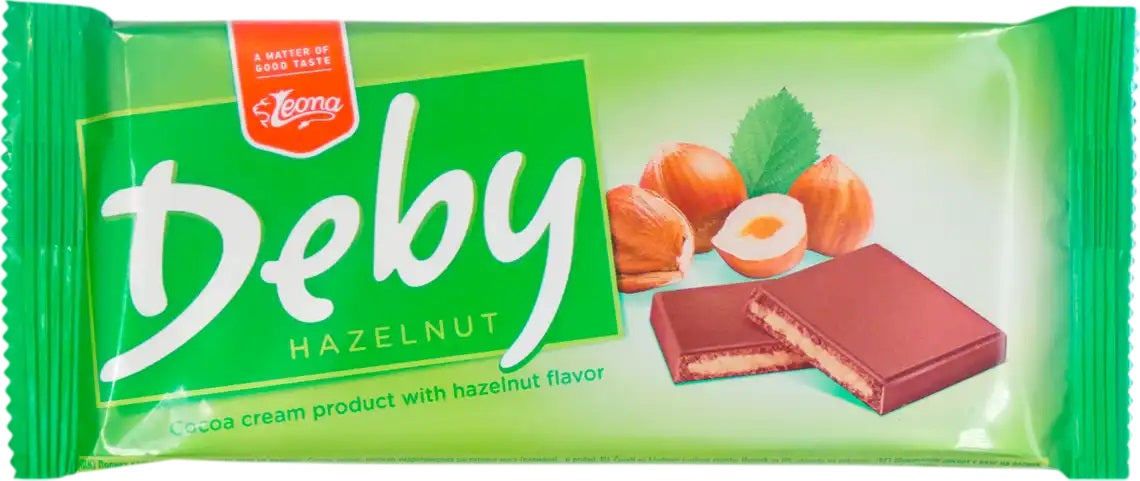 Leona Deby Milk Chocolate with Nut Filling, 90 g