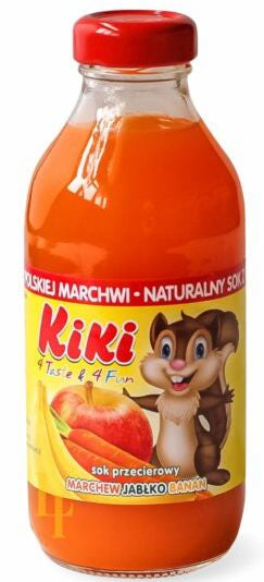 Kiki Carrot, Apple & Banana Kids Juice, 330 mL