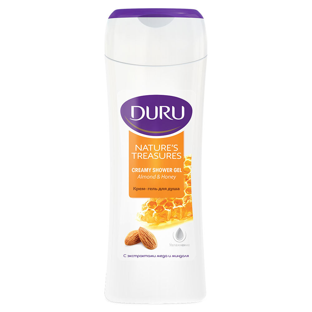 Duru Natures Treasures Honey & Almond Shower Gel, 250 mL